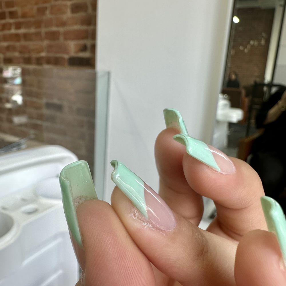 Gelx gap on nail Gelx gap on nail