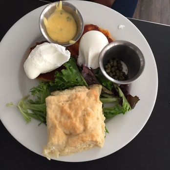 Mama's Boy - Salmon Benedict with Hollandaise on the side-delish! - Southern Near Me - Athens, Georgia