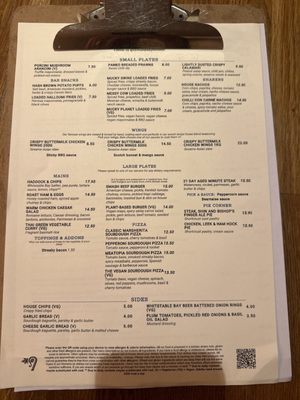 Menu photo 1 The Samuel Pepys London, XGL Menu photo 1 The Samuel Pepys London, XGL