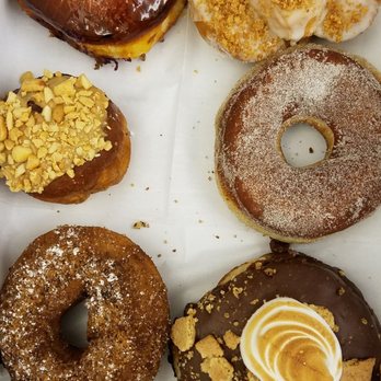 Good Dough - Creme brulee, peach strudel, pb&j bomb, cardamom sugar, French toast, S'mores - Donuts Near Me - Jacksonville, Florida Good Dough - Creme brulee, peach strudel, pb&j bomb, cardamom sugar, French toast, S'mores - Donuts Near Me - Jacksonville, Florida