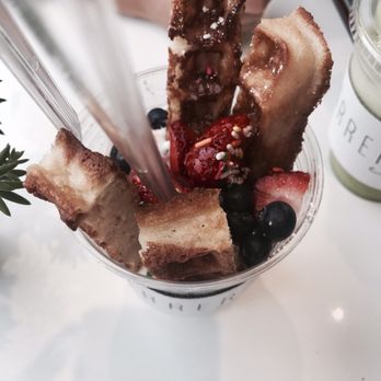 Carrera Cafe - Waffles with fruit and whipped cream - Cafes Near Me - Los Angeles, California Carrera Cafe - Waffles with fruit and whipped cream - Cafes Near Me - Los Angeles, California