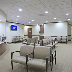 Mountain Surgery Center - Comfortable waiting area for family and friends, with bathrooms, coffee, and entertainment.
