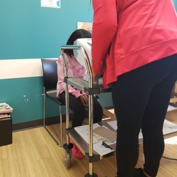 Renaissance Pediatrics - Vision test in progress