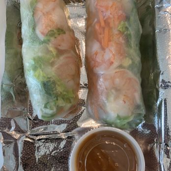 The Takeout Box - Fresh rolls with peanut sauce (instead of the normal fresh roll sauce) - Asian Fusion Near Me - Plymouth, Michigan The Takeout Box - Fresh rolls with peanut sauce (instead of the normal fresh roll sauce) - Asian Fusion Near Me - Plymouth, Michigan