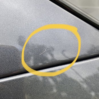 Tesla - paint chip on front passenger side fender - Car Dealers Near Me - Long Beach, California