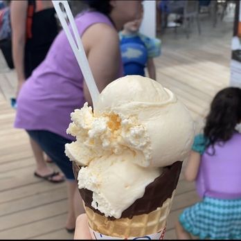 Shaka Cones - vanilla ice cream with chocolate waffle - Ice Cream & Frozen Yogurt Near Me - Waikoloa, Hawaii