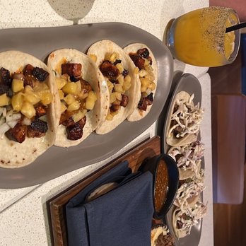 Mercadito - Pastor Taco Brisket taco Queso fundido Brisket Spicy mangorita - Mexican Near Me - Chicago, Illinois Mercadito - Pastor Taco Brisket taco Queso fundido Brisket Spicy mangorita - Mexican Near Me - Chicago, Illinois