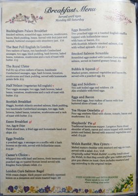 Menu photo 8 Tea House Theatre London, XGL Menu photo 8 Tea House Theatre London, XGL