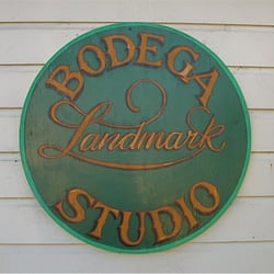 Bodega Landmark Studio Collection - Closeup of the business logo.