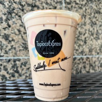Tapioca Express - Strawberry Milk Tea (reg size) - Coffee & Tea Near Me - Alhambra, California Tapioca Express - Strawberry Milk Tea (reg size) - Coffee & Tea Near Me - Alhambra, California