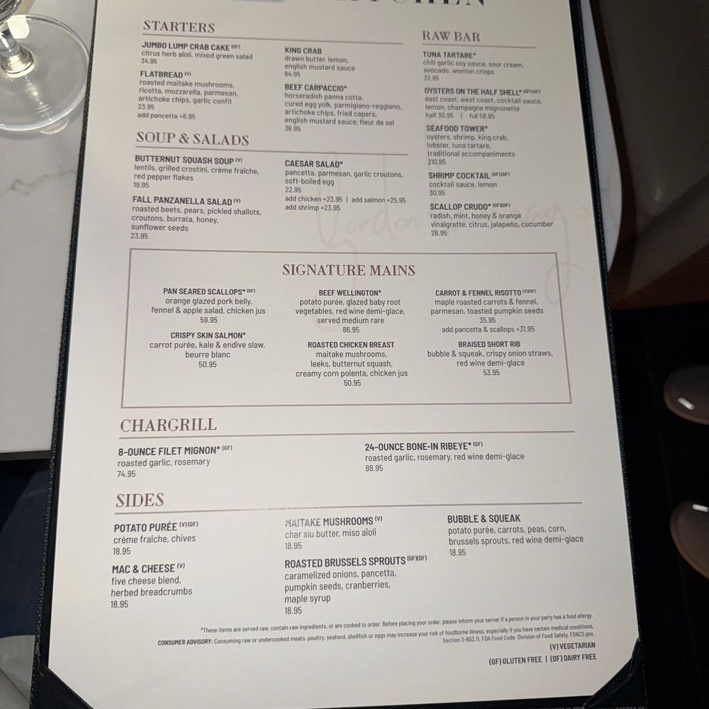 Ramsay's Kitchen - Menu - New American Near Me - Las Vegas, Nevada