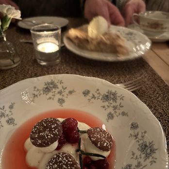 Myriel - Swedish cream and berries with spice cookies and rosemary - New American Near Me - Saint Paul, Minnesota