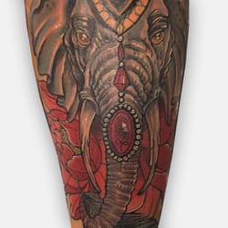 Dipl Ink Tattoos - Elefantentattoo