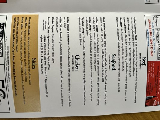 Menu photo 5 The Country Post Huntington, IN Menu photo 5 The Country Post Huntington, IN