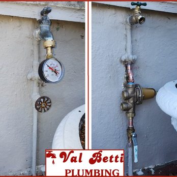 Val Betti Plumbing - Ryan at Val Betti Plumbing... tight-spot, same result! Nice-Clean-Work installing this new ball valve and pressure regulator - Plumbing Near Me Val Betti Plumbing - Ryan at Val Betti Plumbing... tight-spot, same result! Nice-Clean-Work installing this new ball valve and pressure regulator - Plumbing Near Me