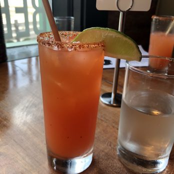 Lupo - Aperol margarita with Tajin rim - Pizza Near Me - Louisville, Kentucky