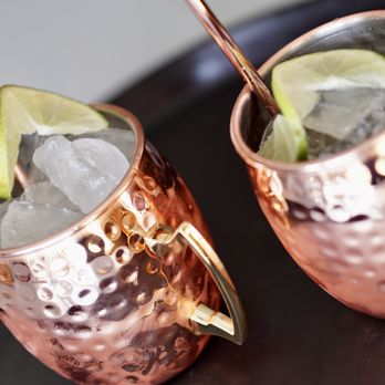 Just For The Halibut - two moscow mules - Seafood Near Me - Bobcaygeon, Ontario Just For The Halibut - two moscow mules - Seafood Near Me - Bobcaygeon, Ontario