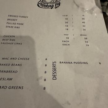 Drinking Pig BBQ - Food menu - Barbeque Near Me - Miami, Florida Drinking Pig BBQ - Food menu - Barbeque Near Me - Miami, Florida