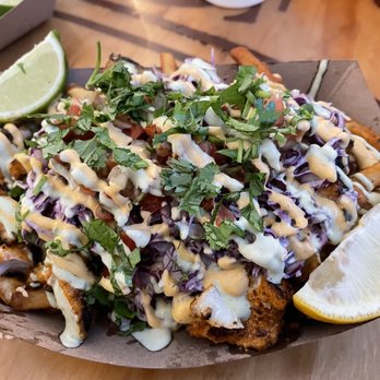 Deckhand Dave's Fish Tacos - Trash bear - grizzly style with Halibut - Food Trucks Near Me - Juneau, Alaska
