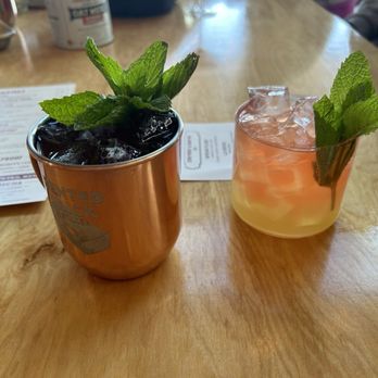 HK Brewing - Booch mule and high noon hibiscus mocktail - Kombucha Near Me - Salt Lake City, Utah HK Brewing - Booch mule and high noon hibiscus mocktail - Kombucha Near Me - Salt Lake City, Utah