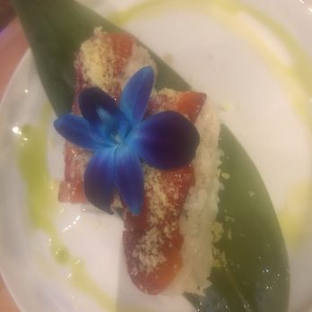 Ah-So Sushi & Steak - Special roll butter fish and strawberries in a ponzu sauce - Japanese Near Me - Phoenix, Arizona