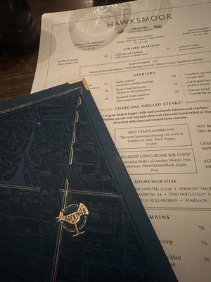 Menu photo 2 Hawksmoor New York, NY Menu photo 2 Hawksmoor New York, NY
