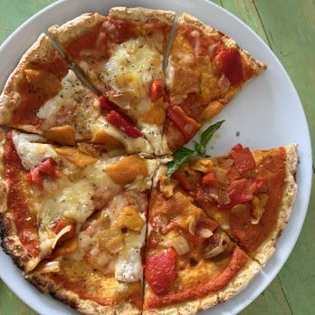 Veggitalia - Special GF vegan pizza prepared for our toddler - it was delicious!! You can't even tell the crust is GF, it was THAT tasty - Italian Near Me - Puerto Vallarta, JAL Veggitalia - Special GF vegan pizza prepared for our toddler - it was delicious!! You can't even tell the crust is GF, it was THAT tasty - Italian Near Me - Puerto Vallarta, JAL