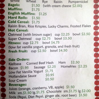 Diane's - Side and drinks - Breakfast & Brunch Near Me - Colchester, Connecticut
