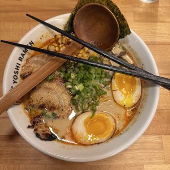 Yoshi Ramen - House Spicy Garlic Ramen - Ramen Near Me - Tega Cay, South Carolina Yoshi Ramen - House Spicy Garlic Ramen - Ramen Near Me - Tega Cay, South Carolina