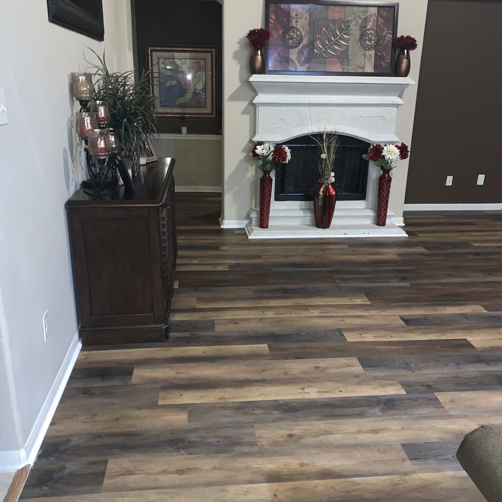 Affordable Quality Flooring - Distressed hardwood matches beautifully with all colors! - Flooring Near Me