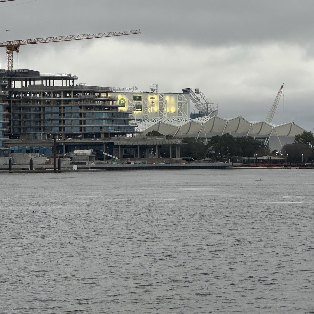 RiversEdge Park - Dolphins off the waterfront in front of daily's place - Playgrounds Near Me - Jacksonville, Florida RiversEdge Park - Dolphins off the waterfront in front of daily's place - Playgrounds Near Me - Jacksonville, Florida