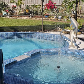 G & J Swimming Pool Remodeling - They added the water fountain. - Pool Cleaners Near Me - Melbourne, Florida G & J Swimming Pool Remodeling - They added the water fountain. - Pool Cleaners Near Me - Melbourne, Florida