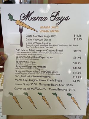 Menu photo 1 Mama Says Torrance, CA Menu photo 1 Mama Says Torrance, CA
