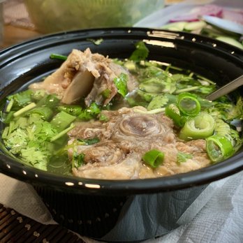 Liliha Bakery - Oxtail Soup. Broth could have had a deeper, richer flavor, but plenty of tender oxtail meat. - Bakeries Near Me - Honolulu, Hawaii