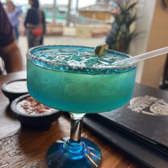 Maggie's Blue Rose - Blue Rose Margarita with blue curacao, super delicious! - Mexican Near Me - Avalon, California Maggie's Blue Rose - Blue Rose Margarita with blue curacao, super delicious! - Mexican Near Me - Avalon, California