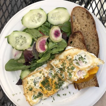 Seed Bakery - Farm fresh eggs & toast, side of fresh greens $7 - Bakeries Near Me - Pasadena, California
