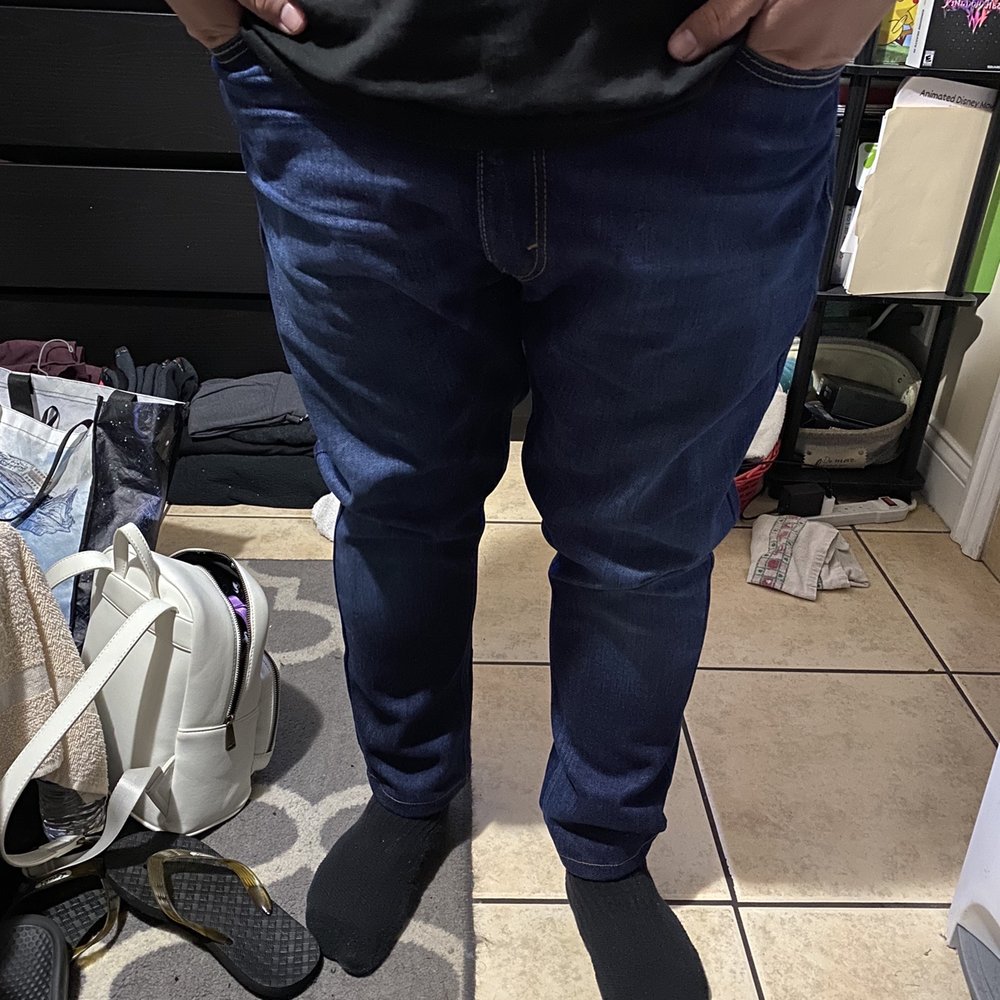 Just as requested and has a good transition of size down the leg Just as requested and has a good transition of size down the leg