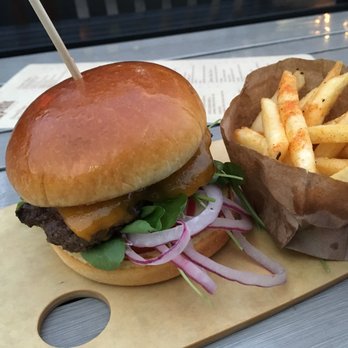 Plank - perfect cheeseburger & fries. Perfect meat to bun ratio and good quality ingredients. - Bowling Near Me - Oakland, California Plank - perfect cheeseburger & fries. Perfect meat to bun ratio and good quality ingredients. - Bowling Near Me - Oakland, California