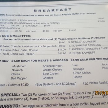 Two Rivers Cafe - breakfast menu - American Near Me - Basalt, Colorado