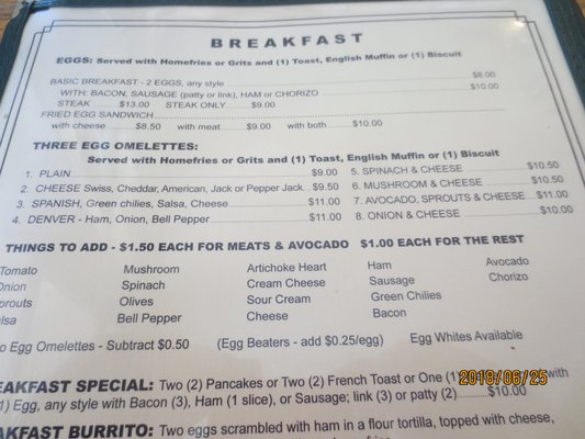 Menu photo 5 Two Rivers Cafe Basalt, CO