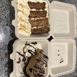Attwood's Kitchen and Drink - Carrot cake and peanut butter pie
