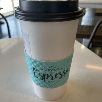 Cupcake & Espresso Bar - My large cup of Lavazza coffee was only $2.50, an excellent price for today's tough economy. - Bakeries Near Me - Riverside, California Cupcake & Espresso Bar - My large cup of Lavazza coffee was only $2.50, an excellent price for today's tough economy. - Bakeries Near Me - Riverside, California