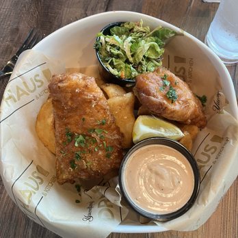 Yuengling - Fish & Chips - it was good, but smaller portion than we expected for the price - Breweries Near Me - Tampa, Florida Yuengling - Fish & Chips - it was good, but smaller portion than we expected for the price - Breweries Near Me - Tampa, Florida