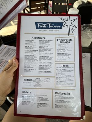 Menu photo 8 Park Tavern Bowling & Entertainment Saint Louis Park, MN