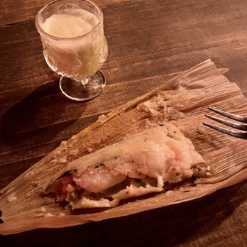 F&Bar - Mezcal cocktail and shrimp tamal - Cocktail Bars Near Me - Los Angeles, California F&Bar - Mezcal cocktail and shrimp tamal - Cocktail Bars Near Me - Los Angeles, California
