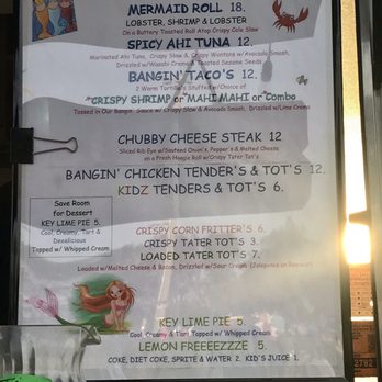 Chubby Mermaid - Menu - Food Trucks Near Me