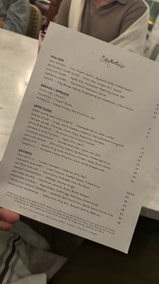 Menu photo 2 The Mulholland Calabasas, CA Menu photo 2 The Mulholland Calabasas, CA