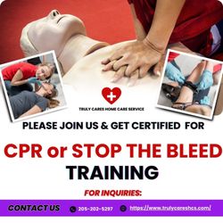 Truly Cares Home Care Service - CPR Training & STB