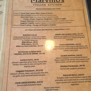 Marvino's - 1st time here....let's see how it goes!!! - Italian Near Me - Cypress, Texas Marvino's - 1st time here....let's see how it goes!!! - Italian Near Me - Cypress, Texas