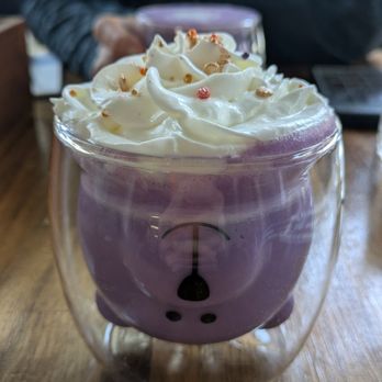 Lapisara Eatery - Insta worthy Ube latte - overly sweet. - Breakfast & Brunch Near Me - San Francisco, California Lapisara Eatery - Insta worthy Ube latte - overly sweet. - Breakfast & Brunch Near Me - San Francisco, California